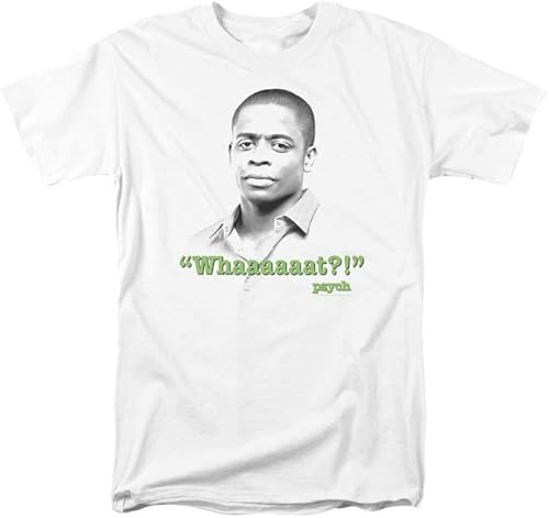 LKSS Psych TV Show Gus Guster Whaaaaaat! Licensed Adult T-Shirt Hemden(Large) für 23,99 EUR bei Amazon Bild: LKSS Psych TV Show Gus Guster Whaaaaaat! Licensed Adult T-Shirt Hemden(Large) für 23,99 EUR bei Amazon