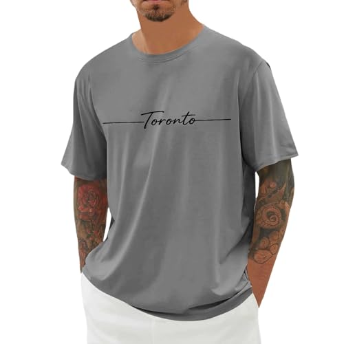 T-Shirt en Coton pour Homme Noir S-4XL | Chemise Lin Respirant