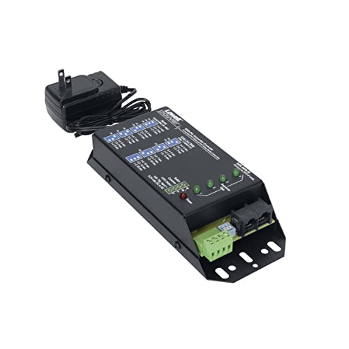 Lowell SEQ-P4 Power Sequencer with Pass-Thru RJ45 Jacks, 4 Step, Startup Sequence Can Be Quickly Changed Without Rewiring, Sequencing is Initiated via an External Trigger (Order Separately)