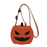 ハロウィン 漫画 パンプキン クロスボディバッグ 魅惑的なパンプキン 悪魔風 スカル V9w5 バッグ付き アクセント ハロウィン ゴースト