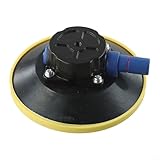 15,2 cm robuste Vakuum-Saugnapfhalterung mit Hand – Gelber konkaver Glasheber für Autoreparatur, Autos, Boote, Wohnmobile – M8-Gewinde, 70