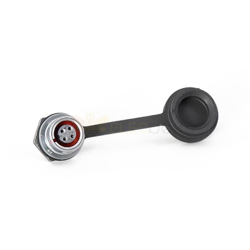 SF6 4 Pin Plug+Socket Waterproof Aviation Circular Quick Back-Mount Push-Pull Metal Industrial