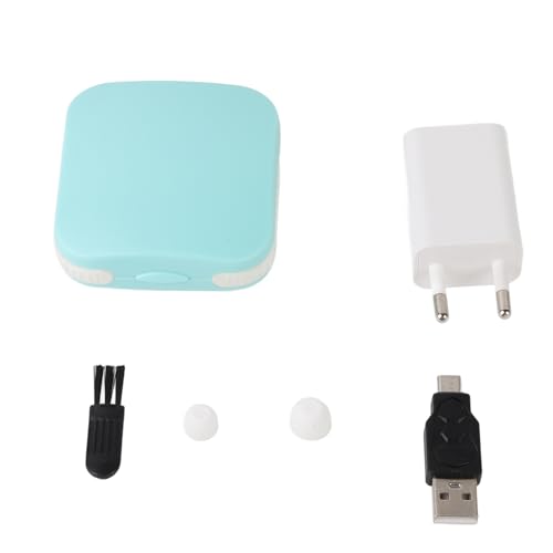 Fictory Amplificador auditivo digital recargable por USB, batería larga, ajuste cómodo, marrón