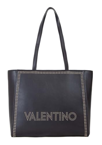 Sac à épaule Valentino Shine Re Nero cabas luxueux en noir