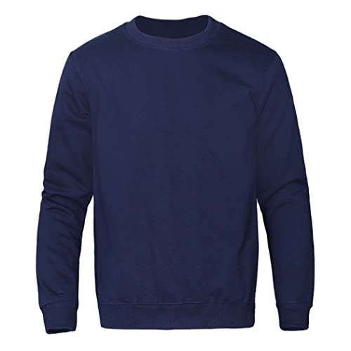 Sweat à capuche homme bleu marine coupe oversize épurée premium