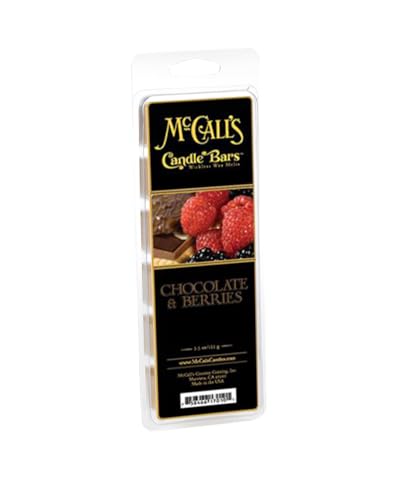 McCall's Candles | Scented Wax Melt | Chocolate & Berries – Raspberries & Velvety White Chocolate | 5.5 oz