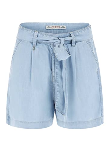 Short denim GUESS Nenita : le short en jean ajusté avec ceinture