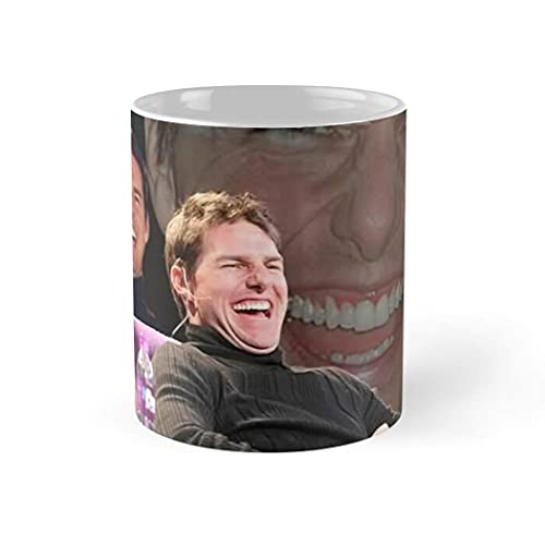 GYCCCL Tom Cruise Laughing Scientology Coffee Mug 11oz Ceramic Tea