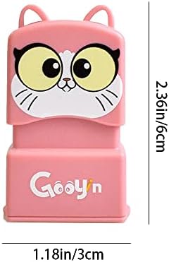 Clothing Name Seal Cartoon Self Inking Name Stamp Children Clothing Personalized Seal for Daycare Nursing Home School Clothing