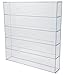 Dazzling Displays Acrylic Spice Rack Case Display (Style A - Clear)