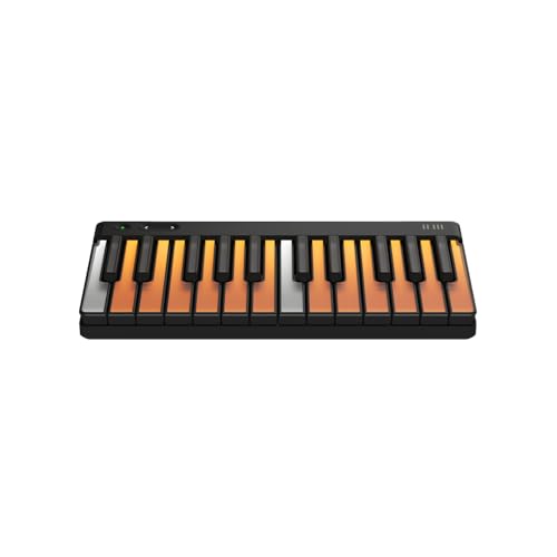 Image of ROLI Piano M | Mini MIDI Keyboard for Music Production and Performance | 24 RGB Keys | MPE Capable | Bluetooth & Battery Powered