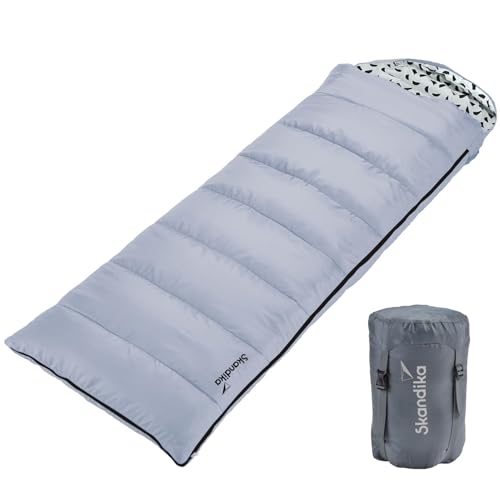 Skandika Deckenschlafsack Iceland Single | Schlafsack Outdoor für...