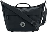 Fjällräven Schultertasche Umhängetasche mit Laptopfach Färden Crossbody Coal Black dunkelgrau