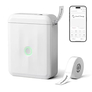 【再開】NiiMbot Bluetooth接続充電式ラベルライター 1,199円！プライム会員は送料無料！