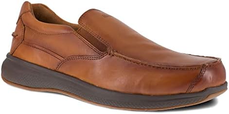 Florsheim Work Bayside Men's Steel Toe Dress Slip-on Shoe Cognac - 12 X-wide | Image 3