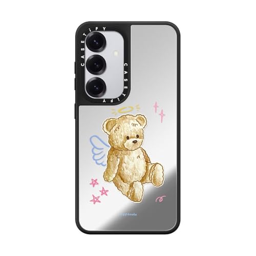 Coque magnétique Galaxy S25 CASETiFY miroir compatible MagSafe protection antichoc