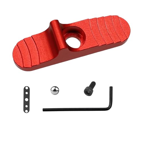 SD FACTORY Enhanced Slide Safety Kit for Mossberg 500 590 835 930 935 Shockwave Accessories, Aluminum (Red)