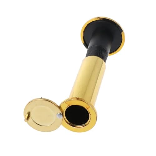 Mirilla para puerta 2 piezas para seguridad con visor para privacidad con vidrio óptico L (dorado) miniatura 6