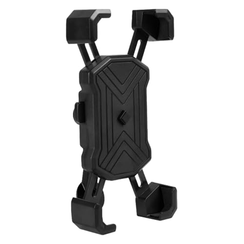 Vllold Soporte para teléfono móvil para motocicleta, soporte para manillar, botones reservados y puerto de carga, accesorios de teléfono portátil para motocicletas, scooters