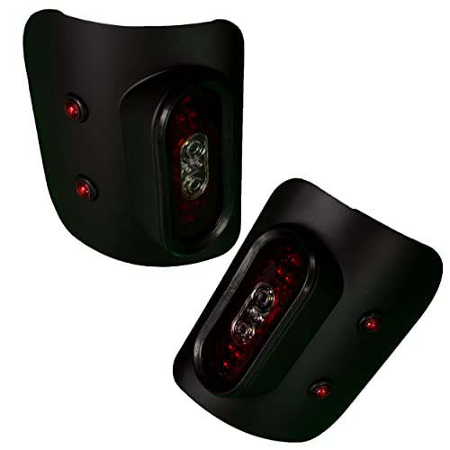 Combat Off Road Tail Gunner LED Tail Lights Compatible with Jeep JT Gladiator - Flush Mount SAE/DOT Approved