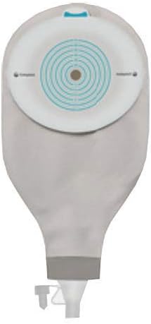 SenSura Mio 1-Piece Drainable Pouch with Soft Outlet, Opaque with Inspection Window, Cut-to-Fit 3/8" - 2-3/4" (10-70 mm) (Box of 10)