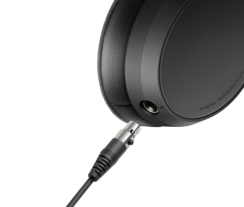 Image of HD 480 PRO Plus Professional Closed-Back Studio Headphones, Black