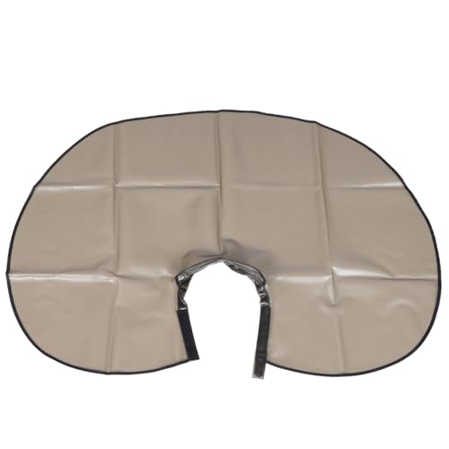 Capa para corte de cabello impermeable gris grande