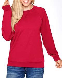 Next Level Unisex French Terry Raglan Crew XL RED2