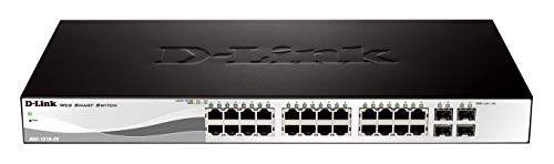 Switch Gigabit D-Link DGS-1210-28/E con 24 puertos y 4 combos SFP 3