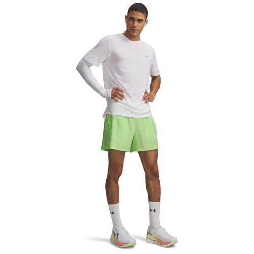 Short de sport Under Armour UA Launch 5'' homme vêtement running léger noir - 2