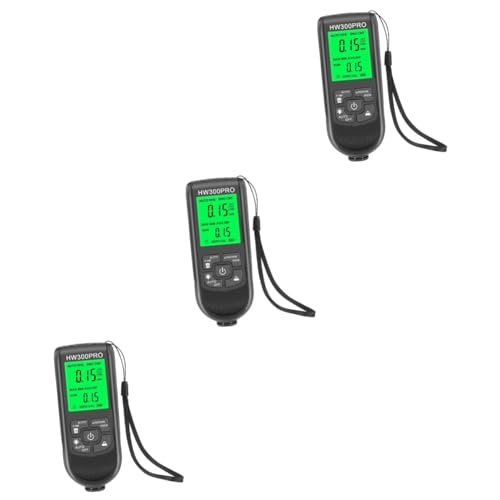 Medidor digital de espesor para pintura automotriz 3 piezas miniatura 1