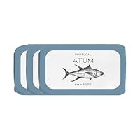 Feinkost Machado – Thunfisch in Olivenöl (3x 120g) | Zarter Thunfisch aus Portugal in feinstem Olivenöl | Mediterraner Genuss für Salate, Pasta & Tapas – Fruchtig & saftig | Ideal für Feinschmecker