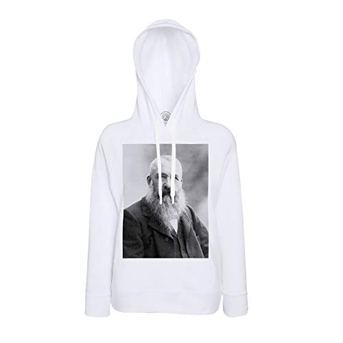 Sweat à capuche Claude Monet en noir et blanc pour look d'artiste