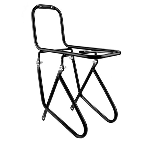 RVIFY Pata de Cabra para Bicicleta Portaequipajes Delantero para Bicicleta de montaña, Soporte de Carga para Bicicleta, Soporte de Estante para Equipaje Accesorios de Bicicleta