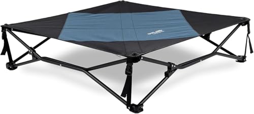 Outland Living Elevated Dog Bed–Durable Weather Resistant Pet Cot with Breathable Joint Supporting Design Rust Resistant Easy Assembly Perfect for Outdoor Adventures Camping and Home Use