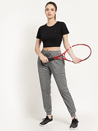 Image of UZARUS Women's Slim Fit Polyester Track Pants