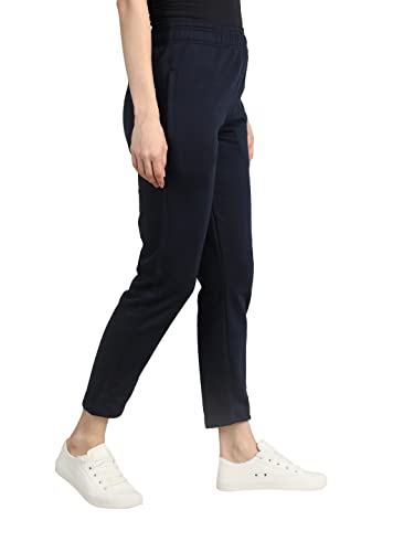 Image of CHKOKKO Women High Rise Gym Wear Sports Fitness Relaxed Track Pant
