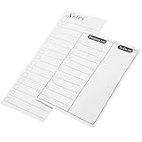 Mini tableau blanc magnétique – idéal pour prendre des notes numériques ou rapides, pour toutes vos listes et rappels. tableau blanc magnétique pour réfrigérateur