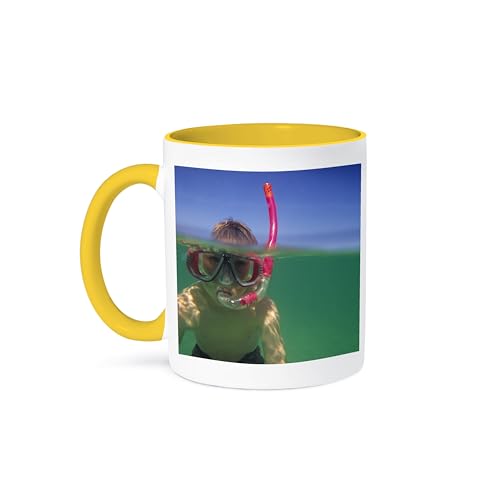 3dRose Boy snorkling