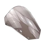 Motorbike Wind Deflectors for for FAZER for FZ6 for Fazer for S2 for FZ6 2003-2008 Motorcycle Screen Windshield WindScreen for FZ 6 for S 03-08 Windshield Fairing (Color : Smoke)