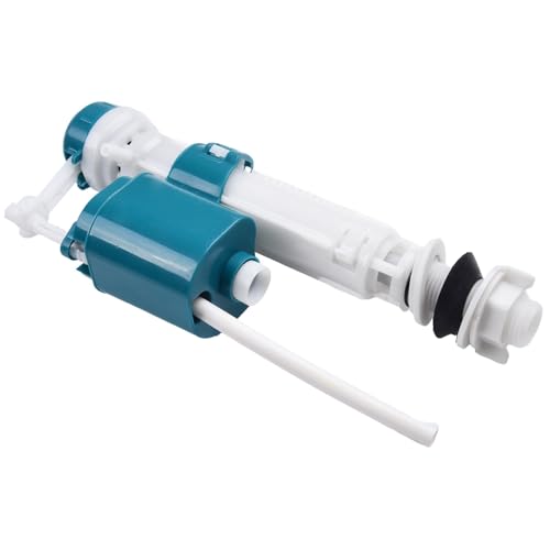 Image of Auratrove Toilet Fill Valve, Dual Flush Cistern Syphon for 20-35cm Tank Height, Adjustable Bottom Entry Water Saving ABS Replacement Part