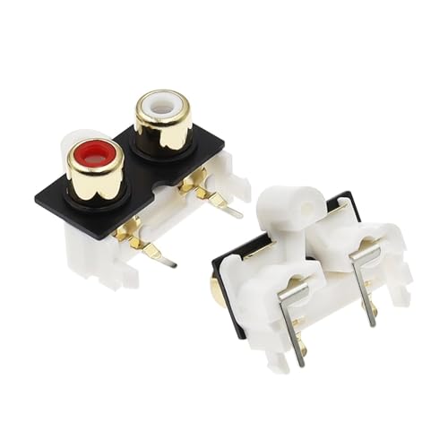 Conector de audio de 2 orificios AV2-8.4-8 vertical para soldar en placa PCB 2