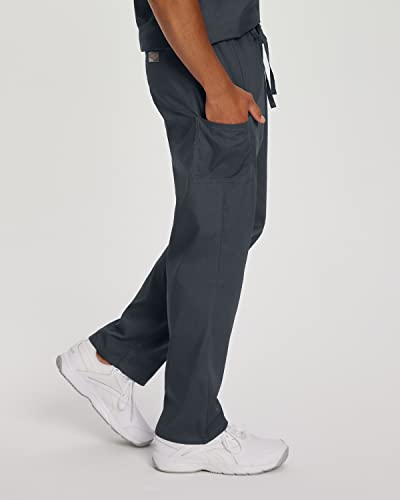 Landau Scrub Zone Unisex Relaxed Fit 2-Pocket Drawstring Cargo Scrub Pants 85221 #TOP1