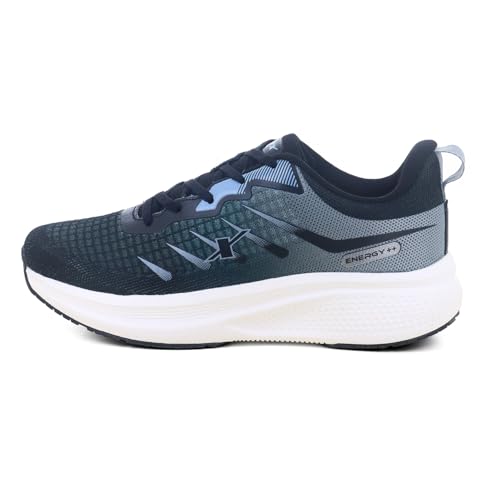 Image of SPARX Sports Running Shoes for Men - Lightweight Breathable Lace-Up Athletic Shoes with Cushioned Comfort, Shock Absorption, Durable Grip, Flexible Sole & Everyday Walking Performance