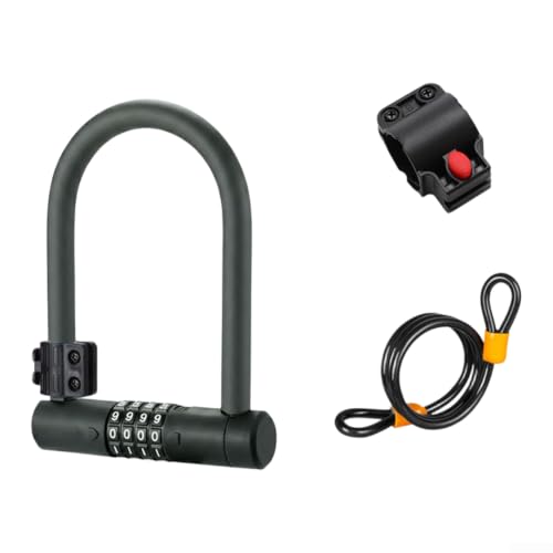 Thickened Alloy U-Lock 510g Silicone Coated Anti-Scratch