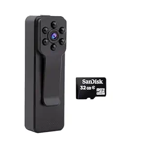 DDLC Ultra HD 1080p Camera with Indoor Outdoor Audio and Video Recording Upto 5 Hours Battey Backup Secret Pocket Body Portable Recorder for Home,Office Security (Pocket Camera