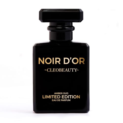 Image of TheCLEOBEAUTYCo. Noir D'Or Amber Oud Limited Edition Eau De Parfum for Men & Women, Long Lasting Luxury Perfume, Oriental Woody Fragrance with Citrus, Floral & Oud Notes, Premium Gift Perfume, 50 ml