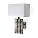 Mercana 67940 Wall Sconce, White/Metallic Silver