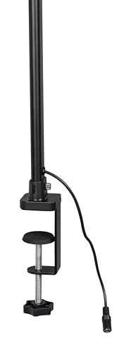 Lampe LED à pince Hansa Nova noir double phare à intensité variable - 6