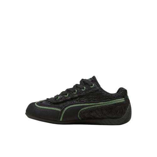 Image of PUMA Kids Girls X Wicked Speedcat Elphie Lace Up Sneakers Shoes Casual - Black
